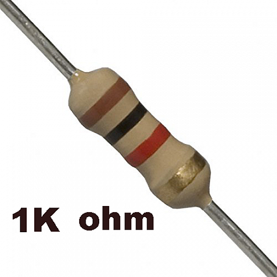 1K Ohm Resistor (Pack of 20) - Image 2