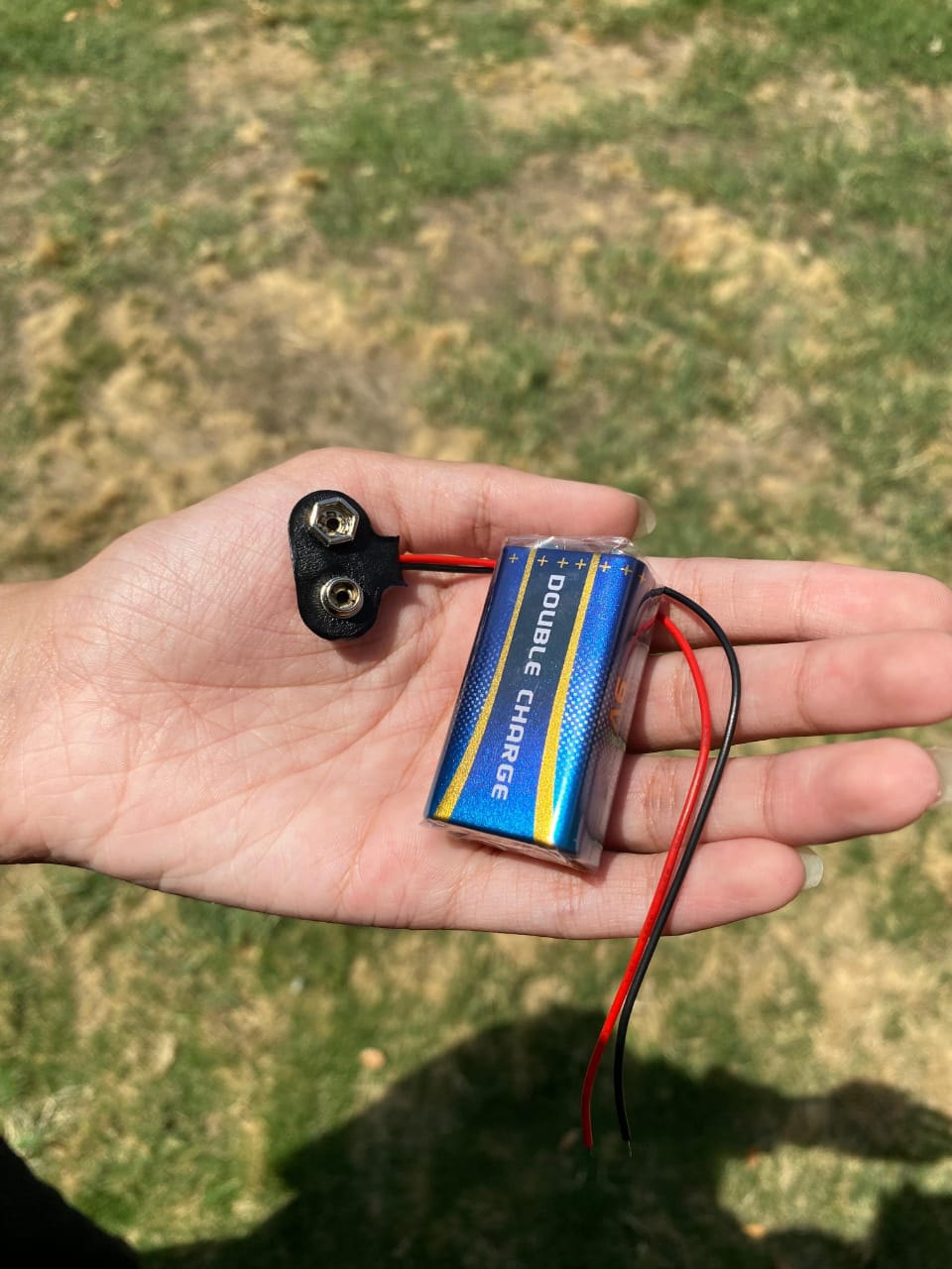 9V Battery with Clip - Image 2