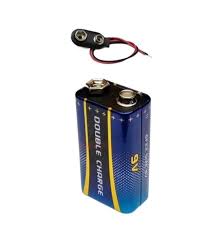 9V Battery with Clip